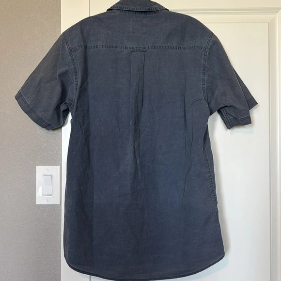 Red Head short sleeve button down - Picture 3 of 7